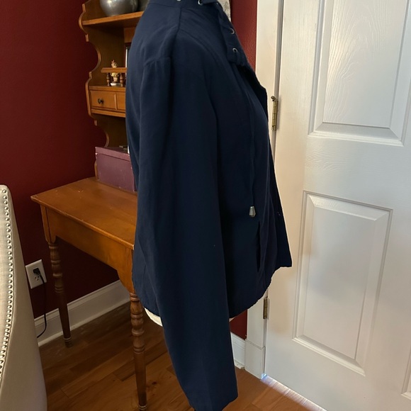 Live a Little Navy Utility Jacket - Picture 5 of 11